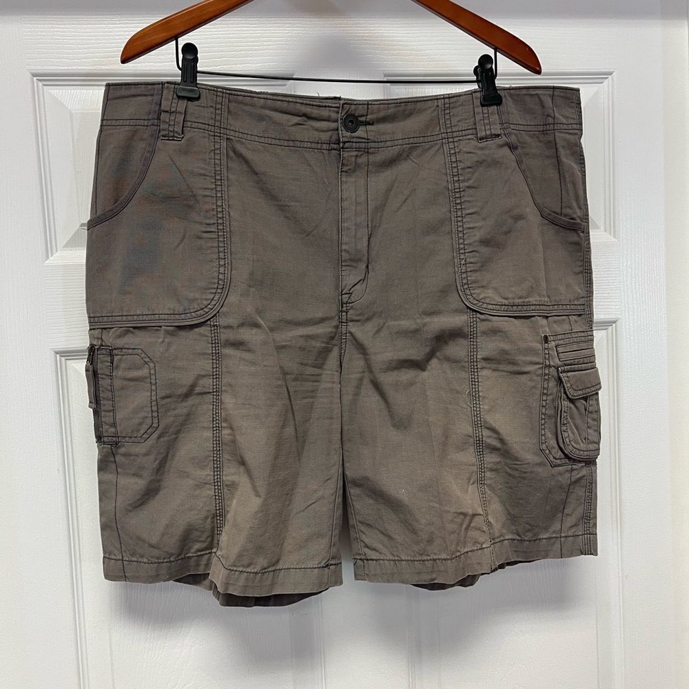 Eddie Bauer Gray Cargo a Bermuda Shorts sz 20T EUC